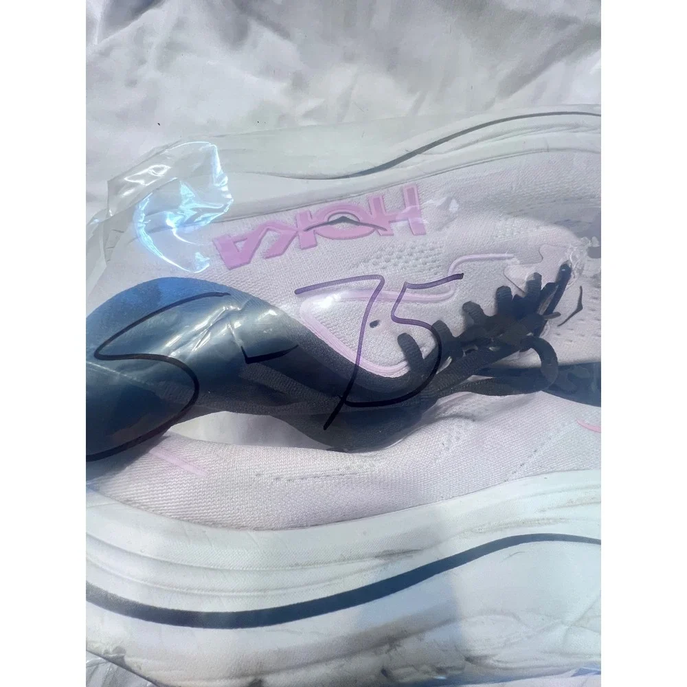 Hoka Clifton 10 Womens Running Shoes Lavender Pink Black 1162031 CTNS Size 11B